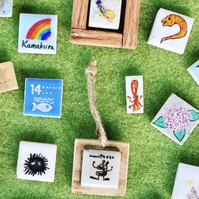 シータイル絵付け